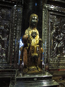 Statue of Madonna from Montserrat